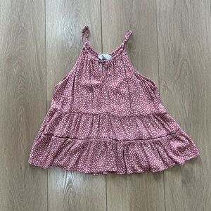 Hippie Rose Pink Floral Blouse